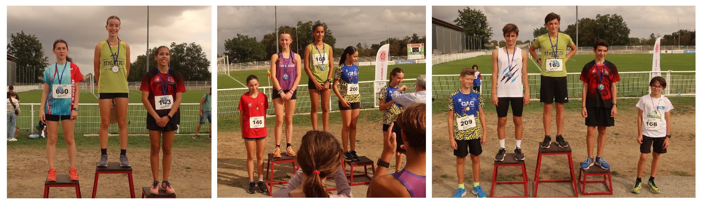 Journée des 1000m: 3 médailles d’or pour l’ACCR