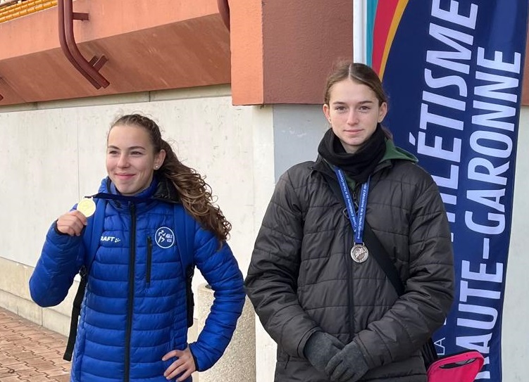 Médaille d’argent au javelot au championnat départemental de lancer long