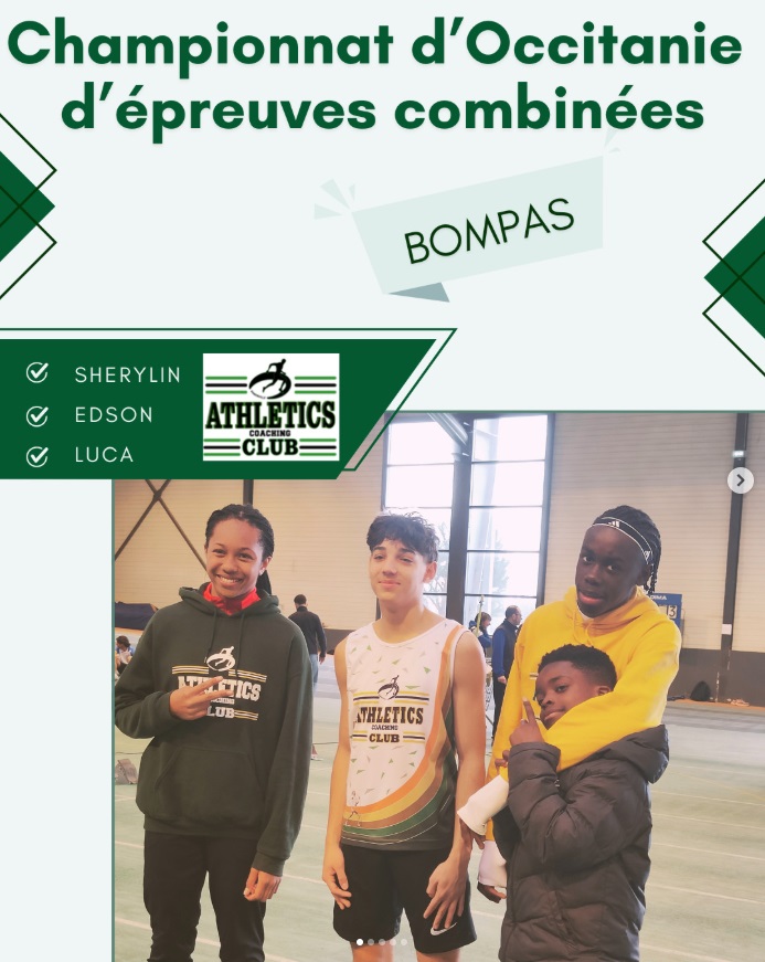 Championnat d’Occitanie d’Epreuves Combinées en Salle – Minimes