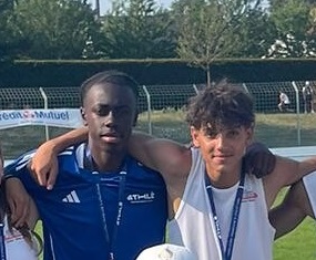 2 champions de France à la Coupe de France des ligues minimes
