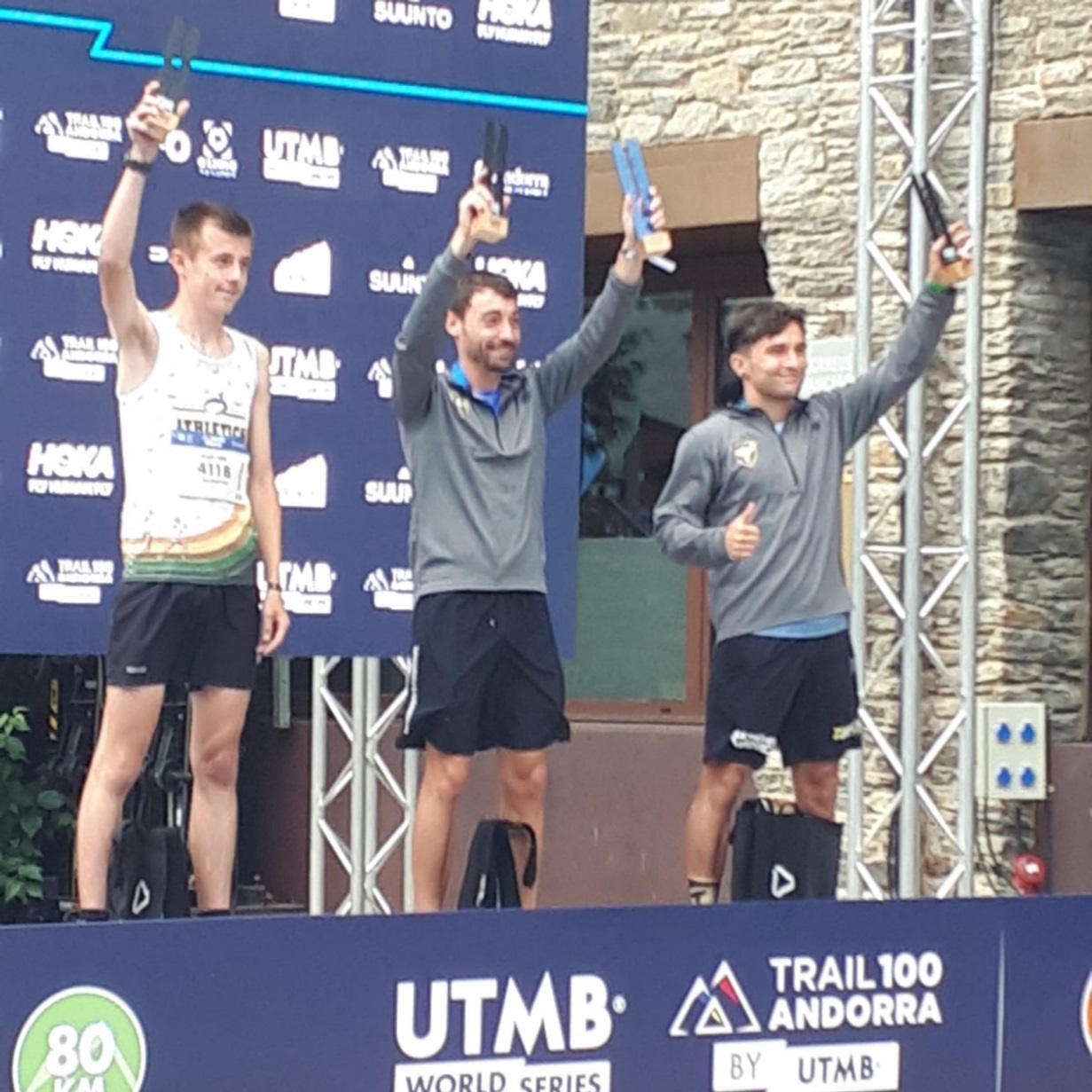 Podium de Quentin à l’UTMB Andorra Trail