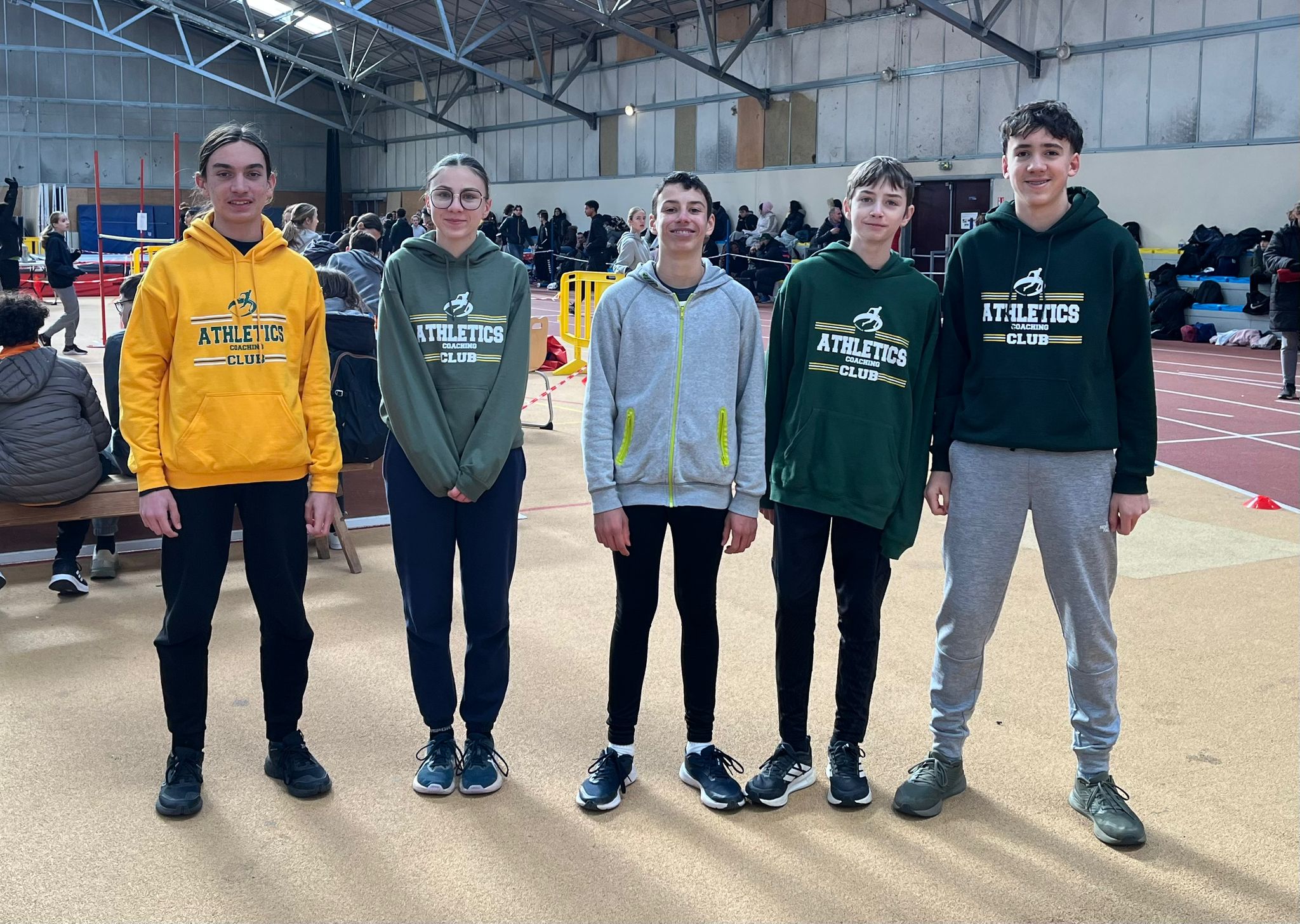 Championnats départementaux en salle pour les minimes