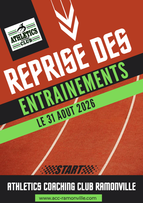 Reprise des entrainements le 31 aout 2026